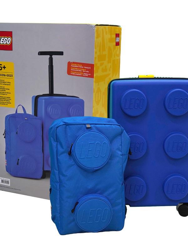 Чемодан LEGO 20316: 20-дюймовая детская ручная кладь на универсальных колесах