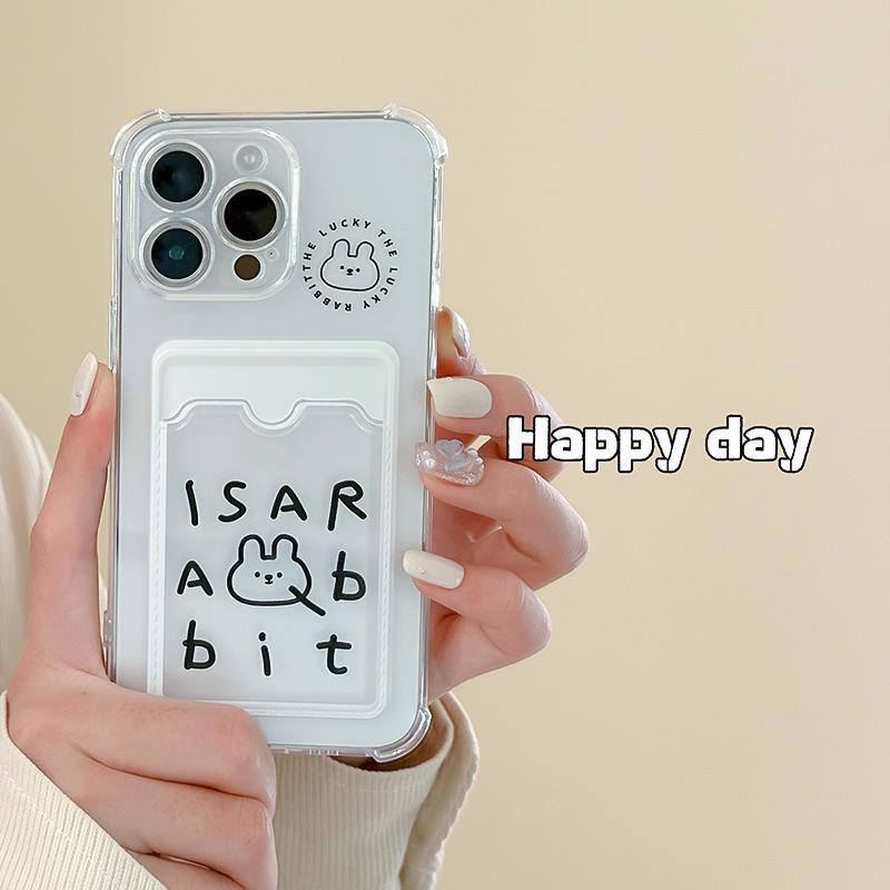 Чехол Zhitai Creative Cartoon Card для iPhone 13/14Pro/15Promax/16