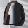 Spring Jacket Jacket Business Spring and Autumn Middle-aged Dad Casual Jacket Men's Stand Collar