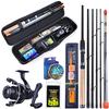 Fihsing Rod and Reel Combo 3.0m Carp Fishing Rod L M H Power Feeder Rod and Carp Reel with Carp Line Bait Hook Accessory Carrier Bag