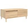 Vidaxl Stolik Kawowy, Dąb Sonoma 90X50X36,5 Cm Materiał Drewnopochodny