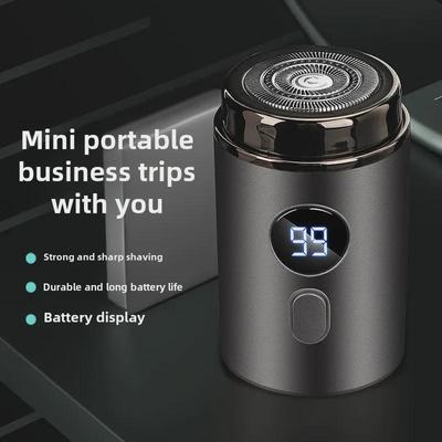 Мужская портативная перезаряжаемая водонепроницаемая мини-электробритва