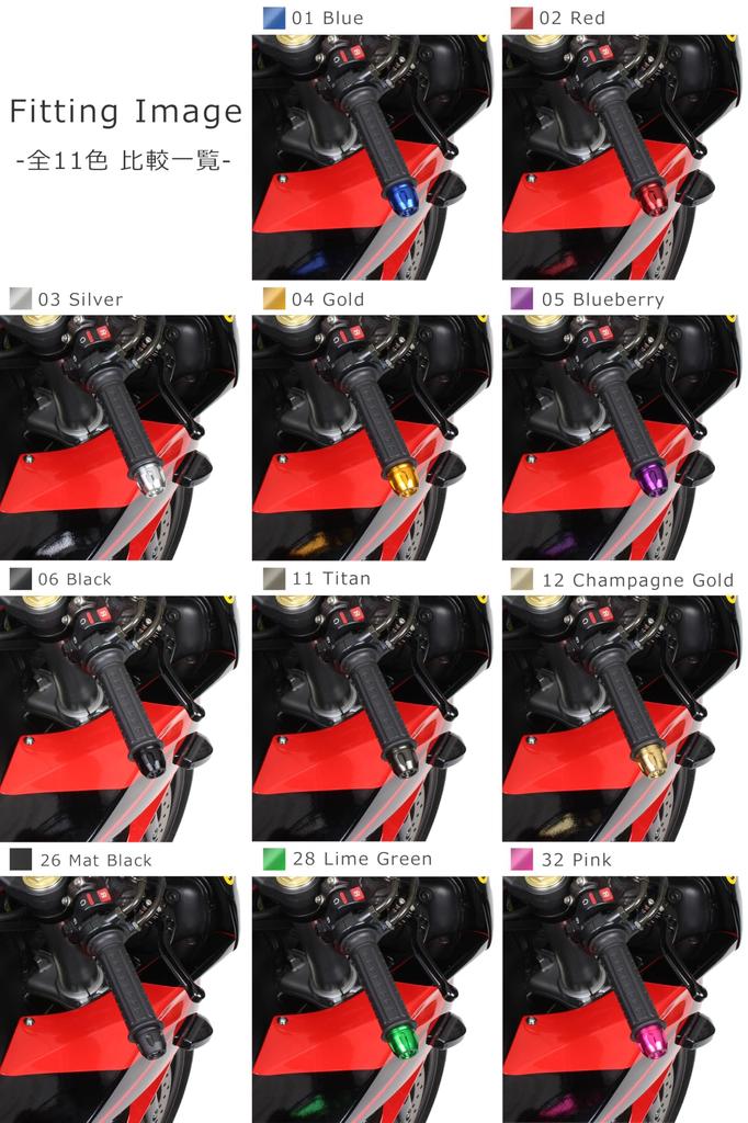 POSH FAITH Мотоциклетные принадлежности Торцевые грузики руля Revolver End Honda / Suzuki Оригинальная ручка M6