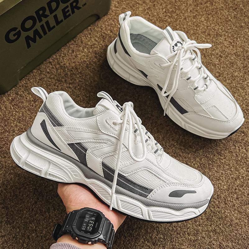2024 Новая весна и осень дышащая сетчатая мужская обувь удобная повседневная спортивная мода белые туфли кроссовки Tenis Masculino