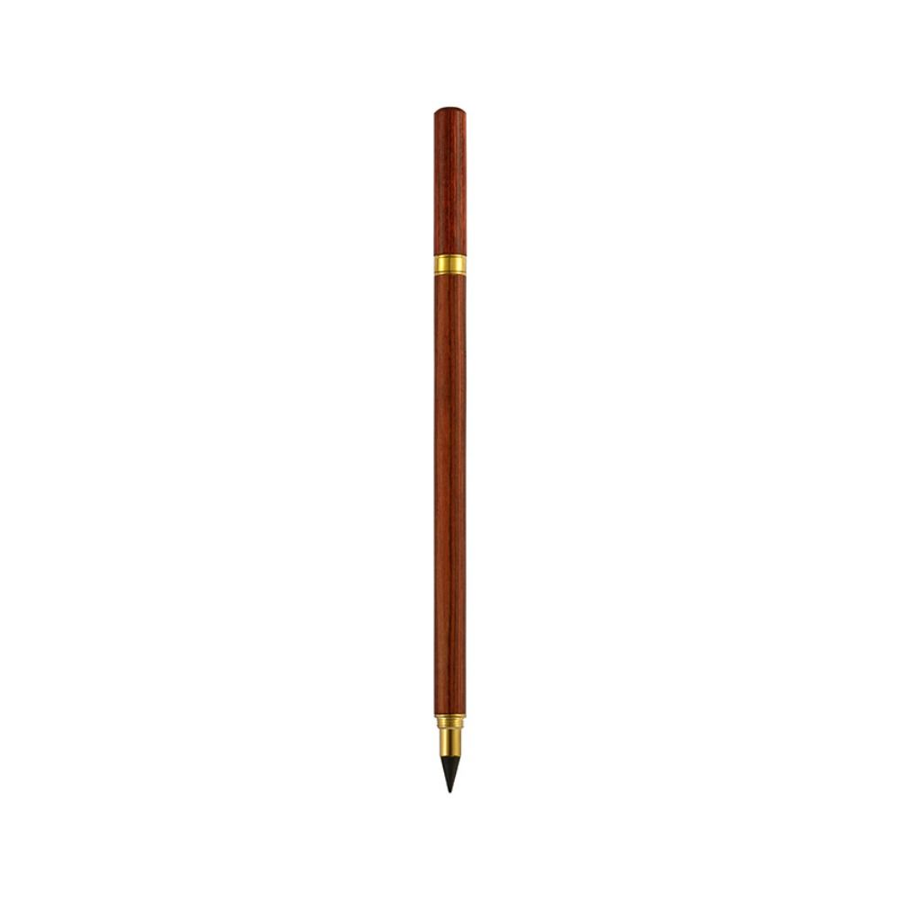 Professional Vintage Brass Wooden Pencil 0.5mm Eternal Pencil 3 Colors Wooden Pencil Kids