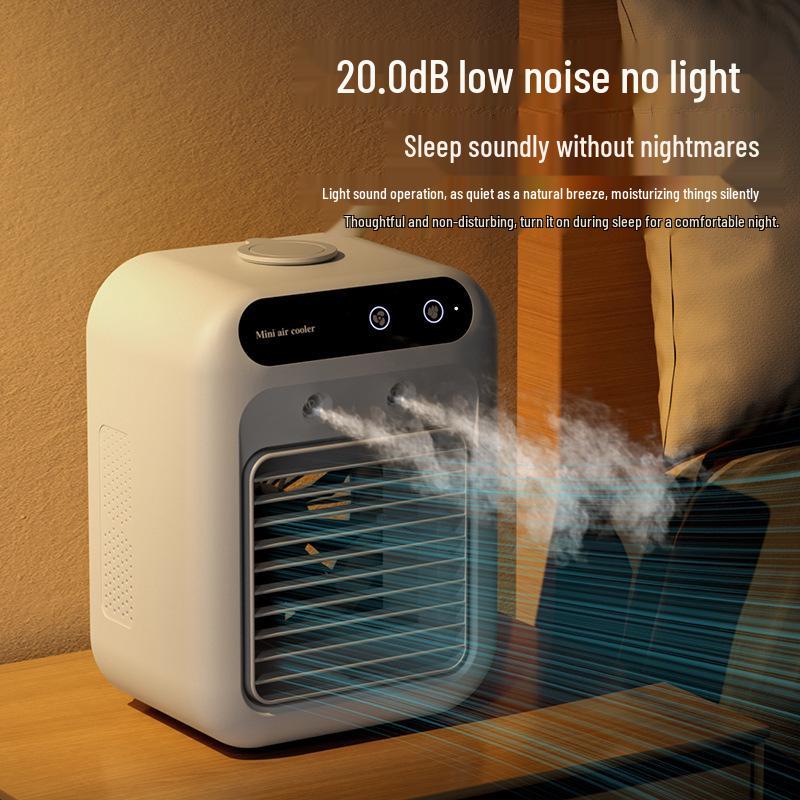 Portable Mini Desktop Air Conditioner Fan - Compact Summer Cooling Solution