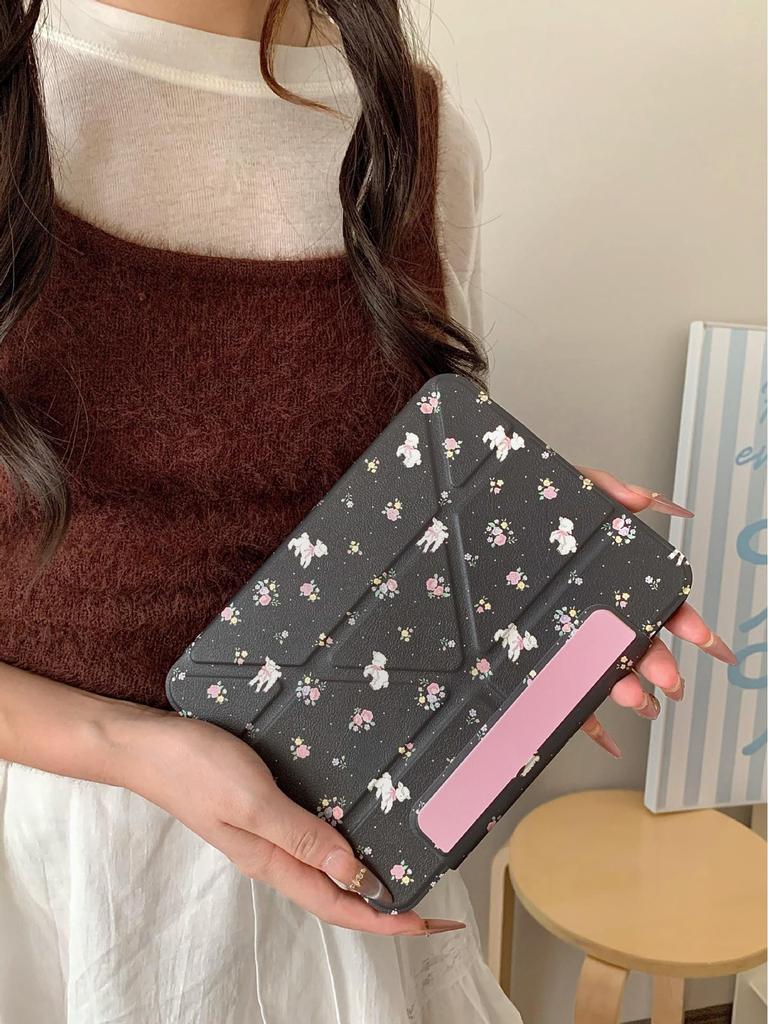 Floral Little Sheep 3Y Magnetic Case: Upgrade for iPad Pro 2021, Enhanced Tablet Protection
