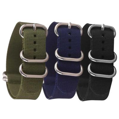 Регулируемый универсальный сменный нейлоновый ремешок для часов 16/18/20/22/24 мм