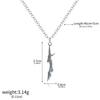 Solo Leveling Sung Jin Woo Unisex Alloy Pendant Necklace With Short Blade Design For Cosplay And Collectors