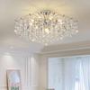 Luxury Modern Crystal Ceiling Chandelier Led Ceiling Pendant Lamp Dining Living Room Bedroom Home Decor Hanging Light Fixture