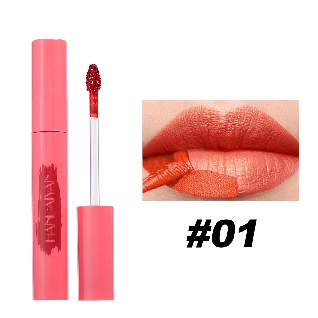 6-color Pull-off Lip Dye Lip Matte Mist Mouth Red Lip Glaze Does Not Fade Easily Waterproof Lip Makeup