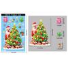 Snowflake Santa Snowman Merry Christmas Window Sticker Decorative Static Sticker  Christmas Gift