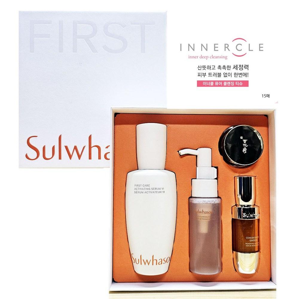 Sulwhasoo Активирующая сыворотка First Care 90 мл+15 мл+15 мл Всего 120 мл + Ткань Innercle