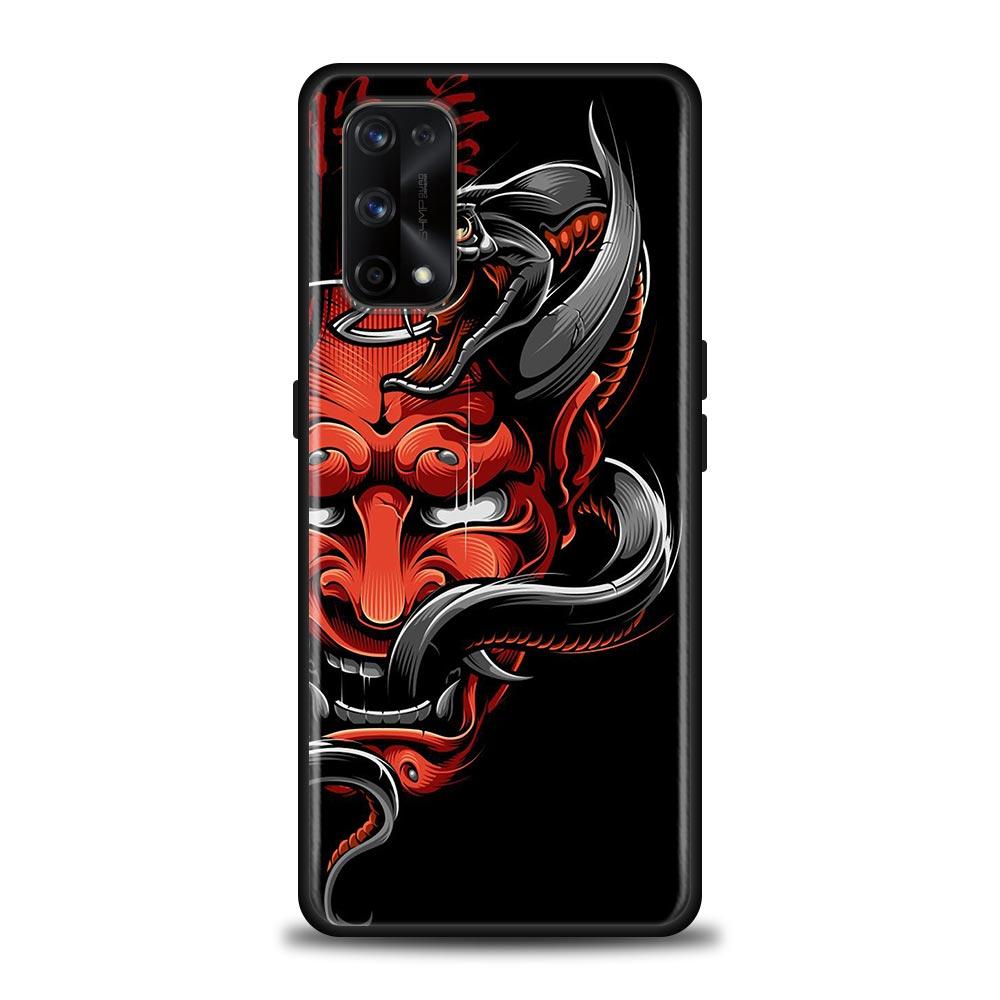 Чехол для телефона «Самурай» в японском стиле для Oppo Realme 8i 8 9 7 6 5 Pro 9i 7i 5i 6i XT 5G, мягкий чехол Realme 8Pro 8i