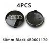 2026 Hot 4 p ç s AN1 wheel hub center cover badge is suitable for AN1 q2l q5 q7 q8 r8 s4 s8 s7 rs5 rs8 rs6a1 a3 8p a4 b5 b6 b7 b8