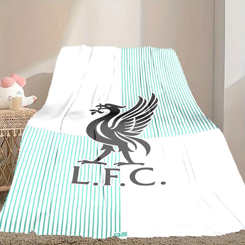 1pc Snug Liverpool FC Blanket, Lightweight & Durable Print Blanket, Perfect for Home, Couch, Bed, Picnic, Travel, Office