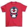 Happy Penguin Red Nose Novelty Funny T-Shirt Adults and Kids Comedy Tee Shirt