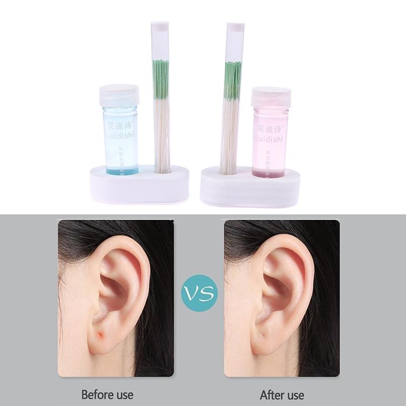 60 шт. одноразовых сережек Mint, очиститель отверстий, дезинфекция, ушные провода, чистка отверстий для пирсинга, уход, стерилизация