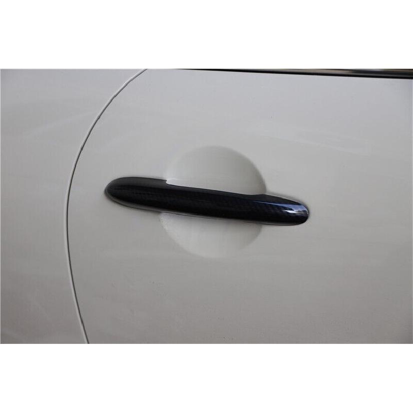 Fit For Mini Cooper F56 2014-2021 Carbon Fiber Outer Door Handles Cover Trim 2*