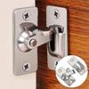 90 Degree Right Angle Door Latch Stainless Steel Window Cabinet Buckle Barn Sliding Gate Lock with Screws Household Hardware