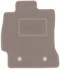 Beige driver's mat for: Subaru BRZ coupe (2011-)