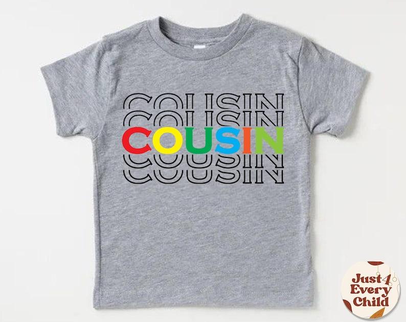Cousin Shirt, Toddler T-Shirt, Kids Tees, Cute Cousin Natural Tee, Baby Shirt Gift