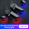 Автомобильный охранный световой стробоскопический сигнал охранной системы имитация противоугонной лампы задний фонарь солнечный светодиодный мигающий декоративный свет