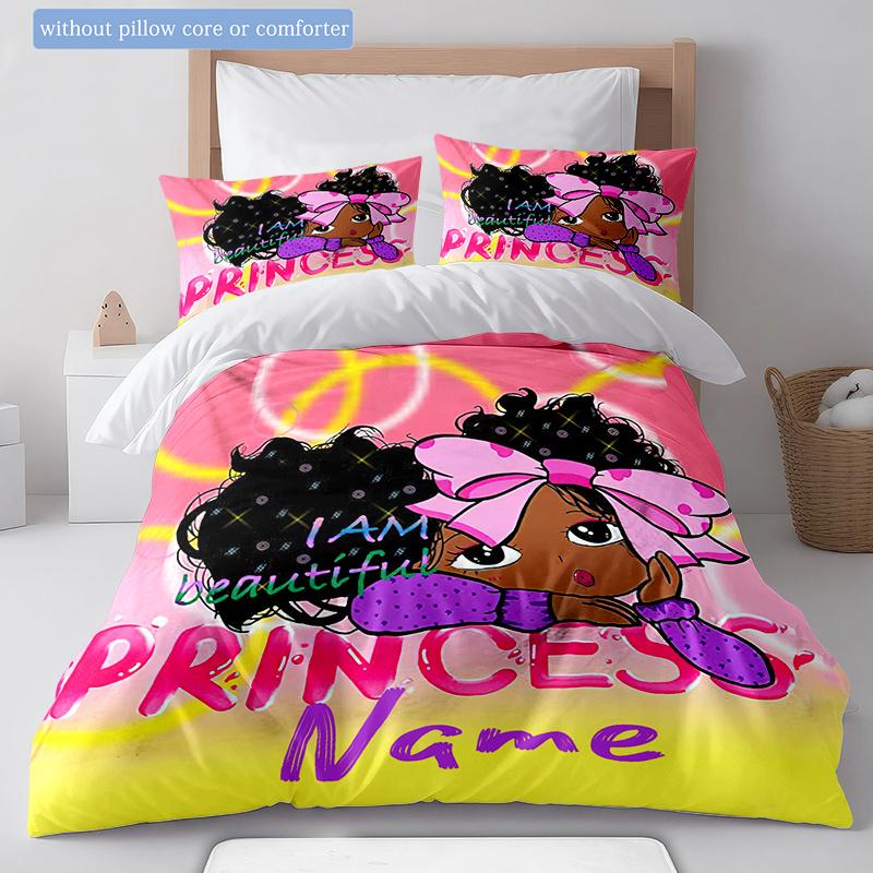 Fashiongirl Customize Your Name Duvet Cover Soft Bedding Set For Bedroom Guest Room And Dorm Decoration Threepiece Set Includes 1 Duvet Cover 2