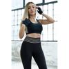 Slim Fit Gatherer Elastic Waist Sport Leggings Lsm