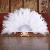 Soft and Fluffy Humorous Handmade Fancy Dress Dance Feather Portable Fan Chinese Decoration Wedding Decoration