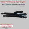 Thickened Long Reach Stapler 50-Sheet Capacity Paper Stapler Long Arm Stapler  Binding Supplies