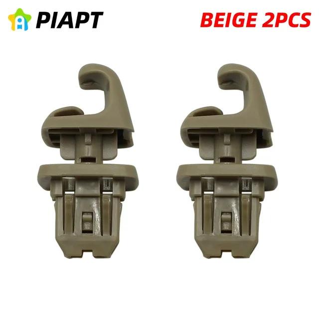 2 клипсы солнцезащитного козырька, совместимые с Toyota Camry, Highlander, Corolla, Prius, RAV4, Sienna