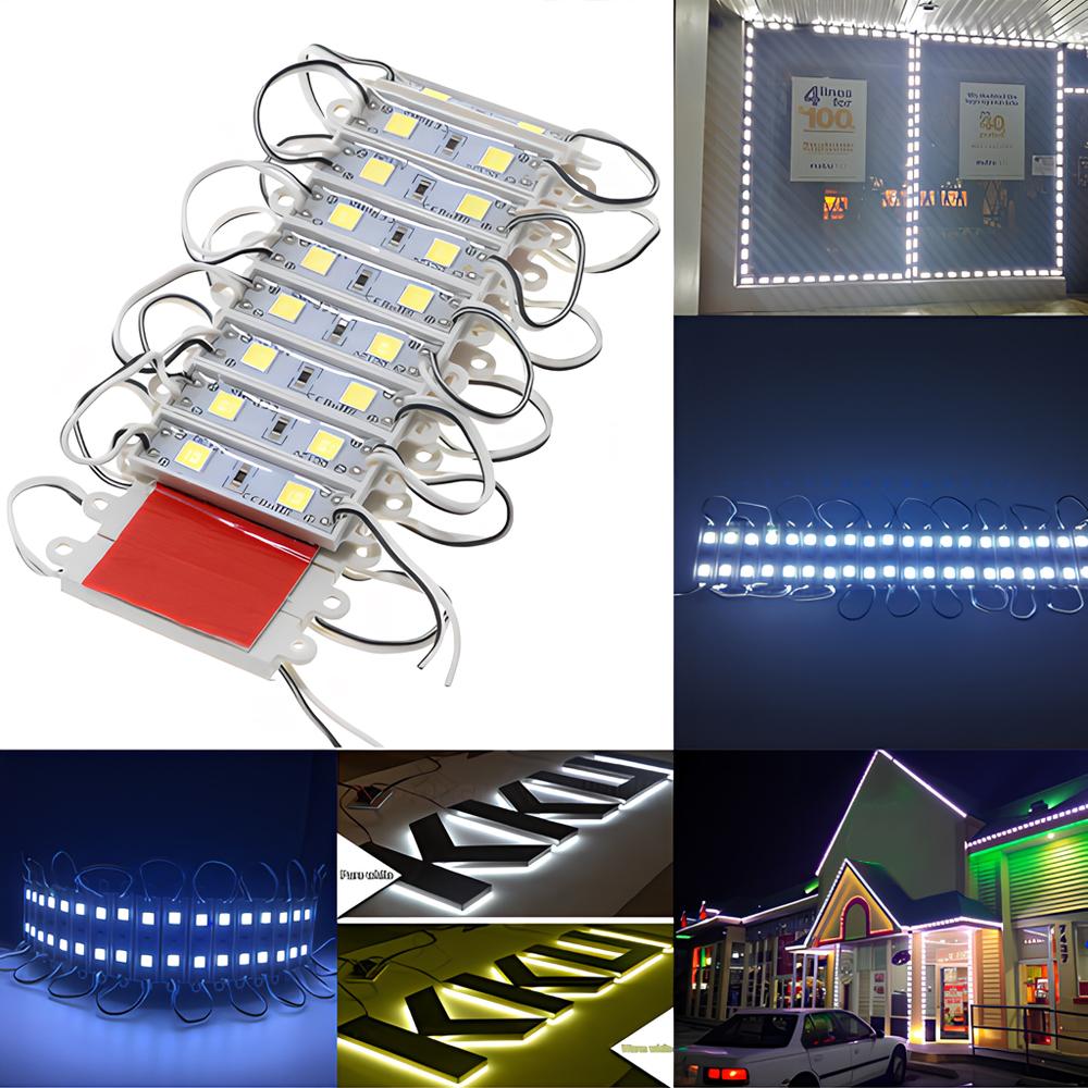 Мини светодиодный модуль лампы для телевизора DC 12 В 5054 3609 2 светодиодных модуля водонепроницаемый для подсветки рекламы украшения света яркий дизайн