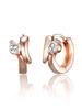 14K Simple One-Touch Cubic Earrings C24EGP209