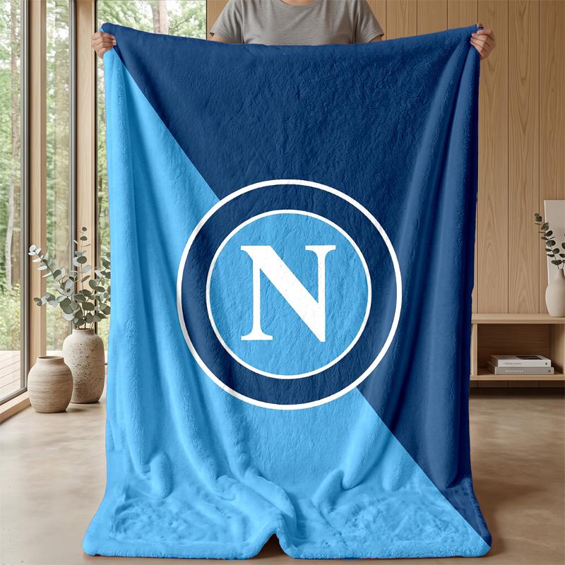 Napoli FC Soft Flannel Fleece Blanket Lightweight Cozy Warm Throw Blanket For Sofa Bed Home Decor