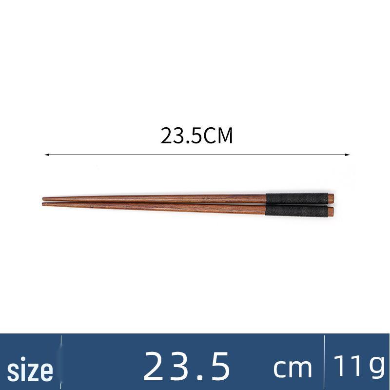 Camphorwood Three-Piece Cutlery Set: Chopsticks, Fork, and Spoon, Solid Wood, Portable and Individual Use.