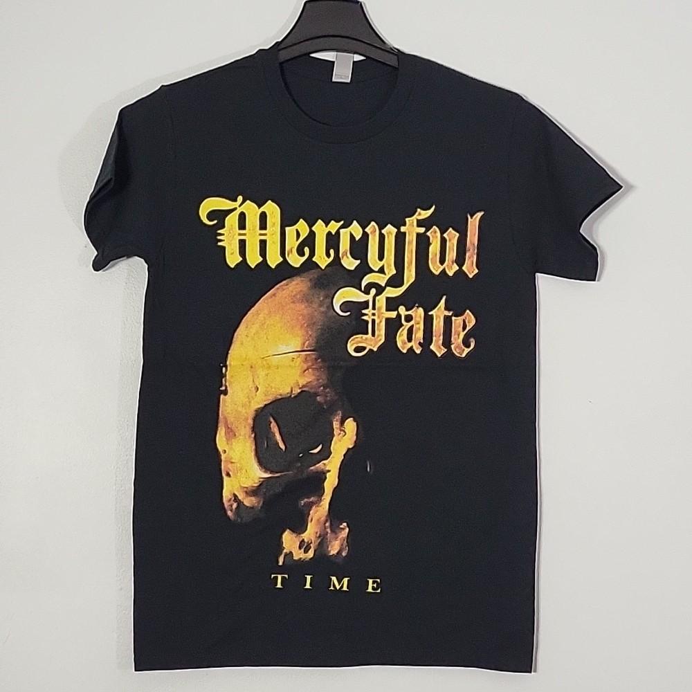 MERCYFUL FATE Time S SMALL T-Shirt Black Mens Band Logo Unisex T-Shirt