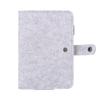 Office Supplies Stationery Travel Diary Felt Notebook Portable Diary Felt Shell Ring Binder
