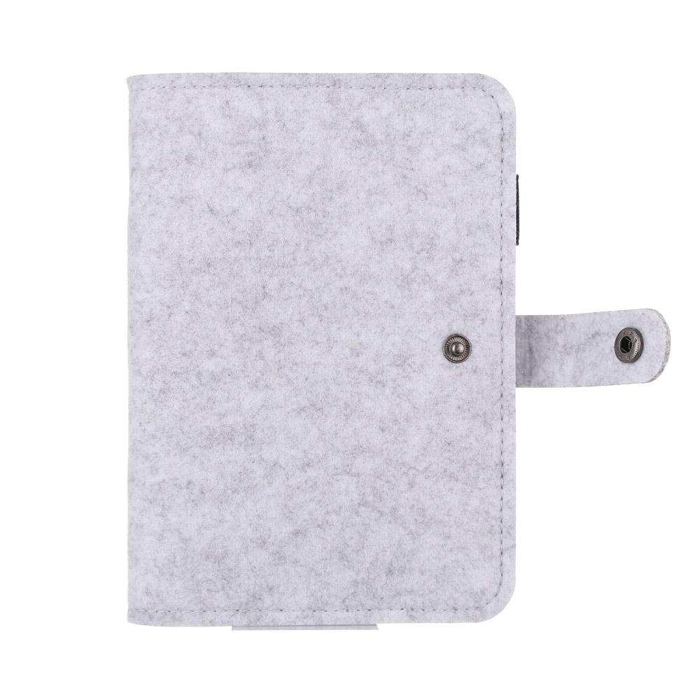 Office Supplies Stationery Travel Diary Felt Notebook Portable Diary Felt Shell Ring Binder