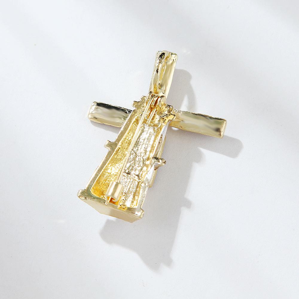 Lovey Windmill Cottage House Brooches For Women's Clothes Backpack Pins Gifts