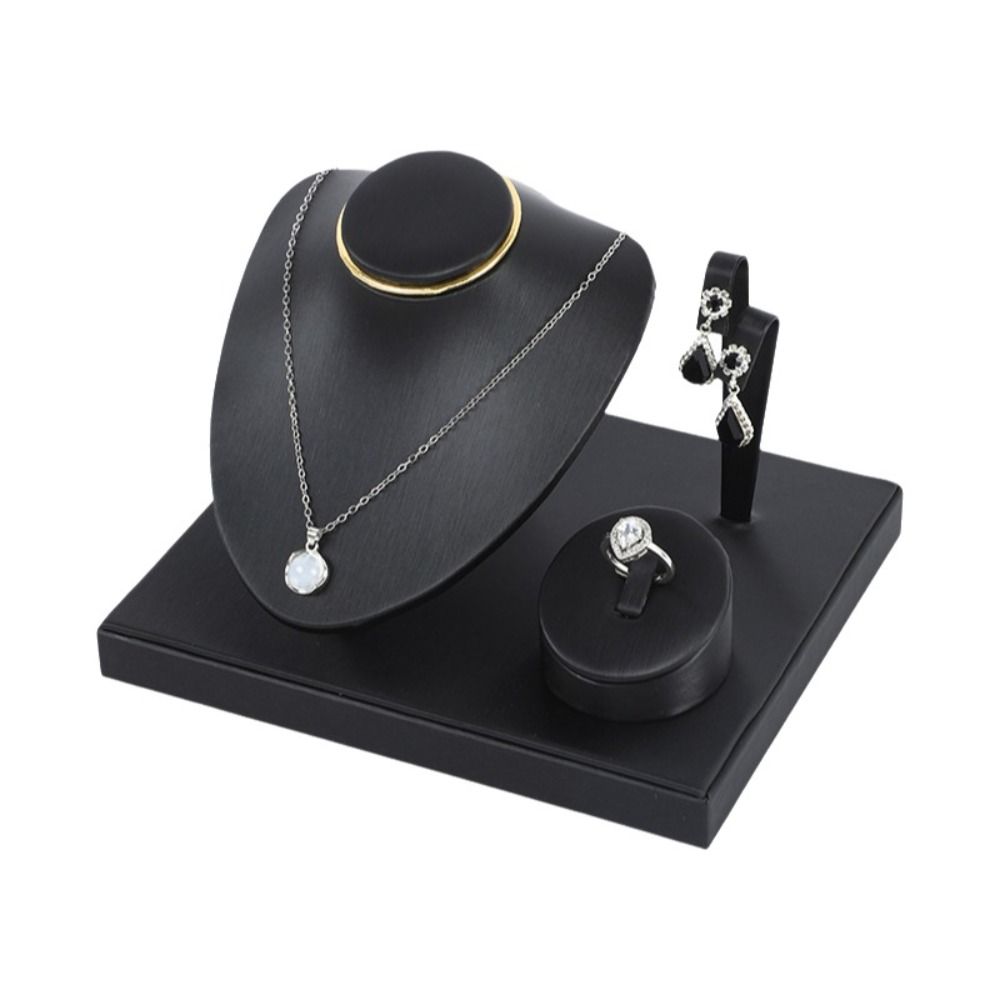 Multi-purpose Combination Set Jewelry Rack Fashion Jewelry Tray with Partitioned Table Display