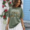 Birding Graphic Tee, Moss Green Things I Do Wildlife Design