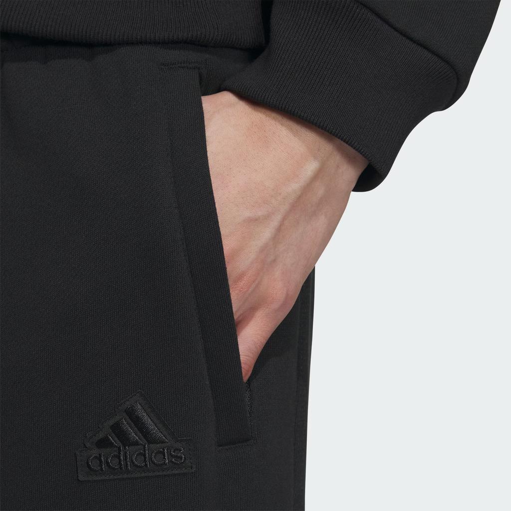 Adidas Heavy French Terry Joggers Men Bottoms Black IT3949