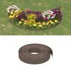VidaXL Garden Edging Brown 10 M 10 Cm Polyethylene 154395
