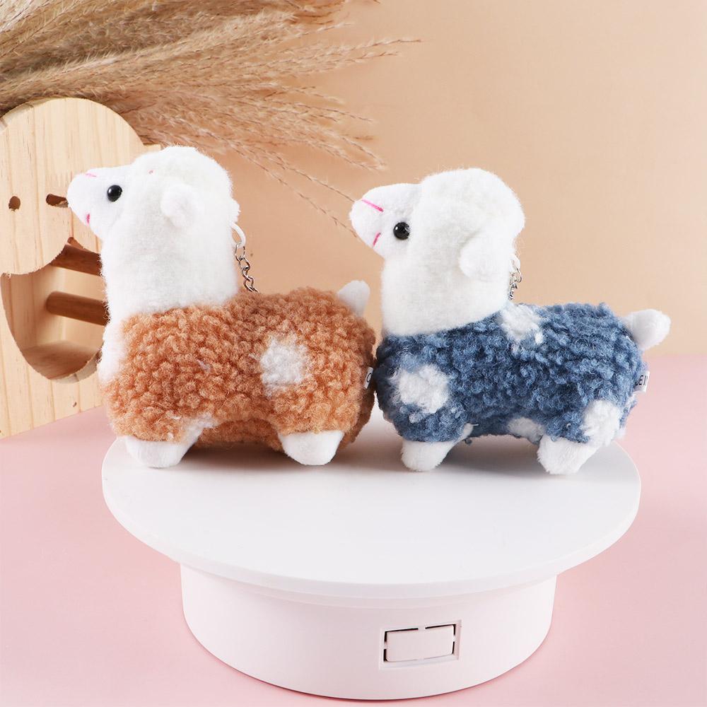 Фигурка Подарок на день рождения Игрушка Плюшевые животные Брелки Альпака Плюшевые Брелки Мягкая Игрушка Брелок Кукла