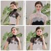 Detachable Lace False Collar Polyester Yarn Lapel Top Sweet Chiffon False Collar  Women Lady