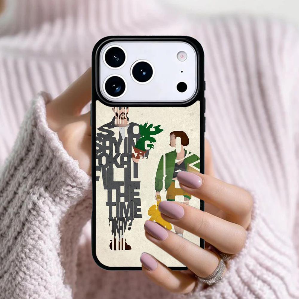 Killer Leon Famous Movie Phone Case For Apple iPhone 17 Air 16E 15 14 Plus 13 12 11 Pro Max Mini Funda Cover