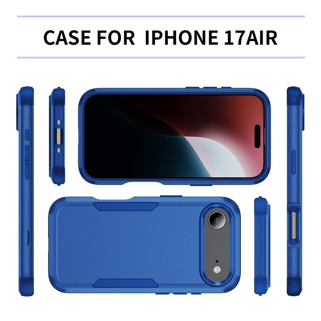 For iPhone Air Case 3 in 1 Shockproof TPU PC Phone Cover