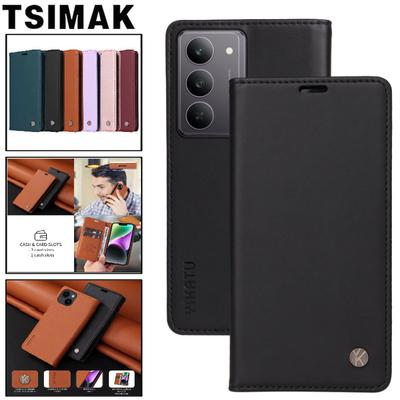 Чехол-книжка из кожи для Realme C71 C73 C75 C75X Сильный магнит Кошелек Карта Защита Coque для OPPO Realme C71 C 71 RMX5303 4G Чехол