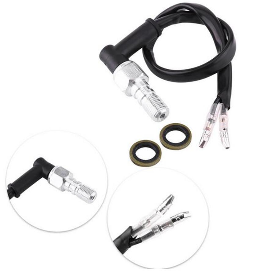 New 1x Motorcycle Steel Hydraulic Brake Pressure Light Switch Bolt 10mm X 1.25 Pitch
